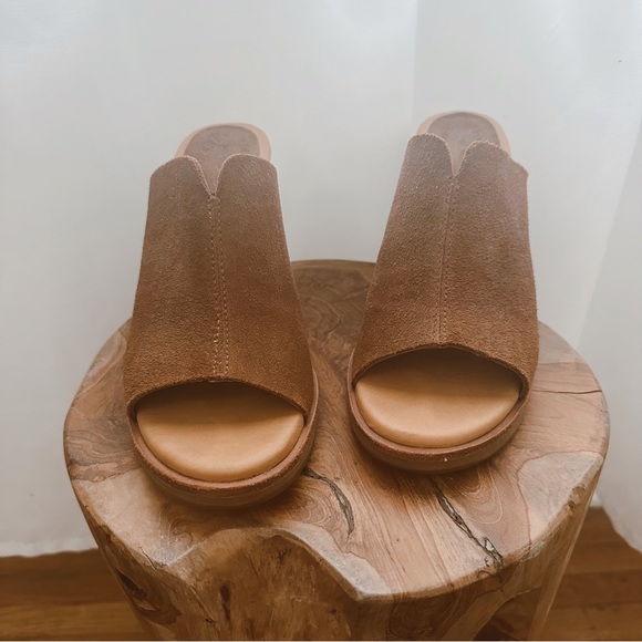 NW/OT kork-ease classic suede heeled mule - Picture 4 of 5